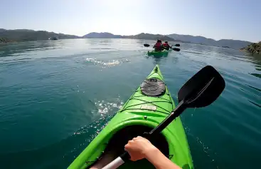 Kaşında Kano ve Kürek Tahtası